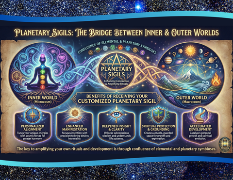 Amplify Your Strengths & Cosmic Blueprint: 3 Personalized Planetary Sigils